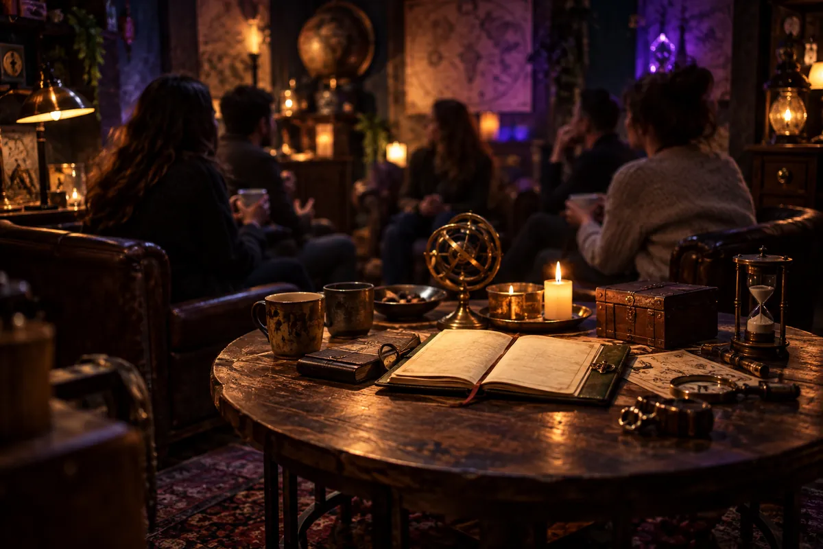 Débriefing en cercle après un escape game team building