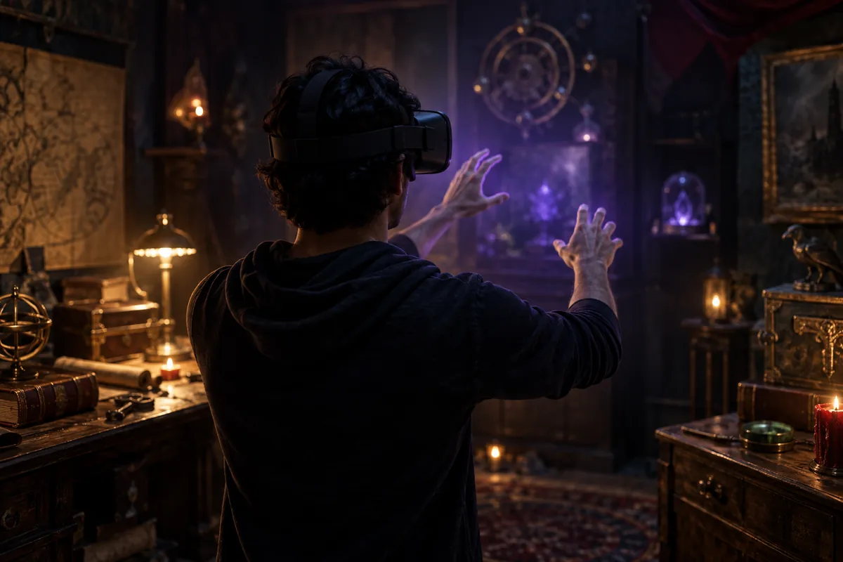 Joueur en réalité virtuelle, l’un des types d’escape game les plus récents